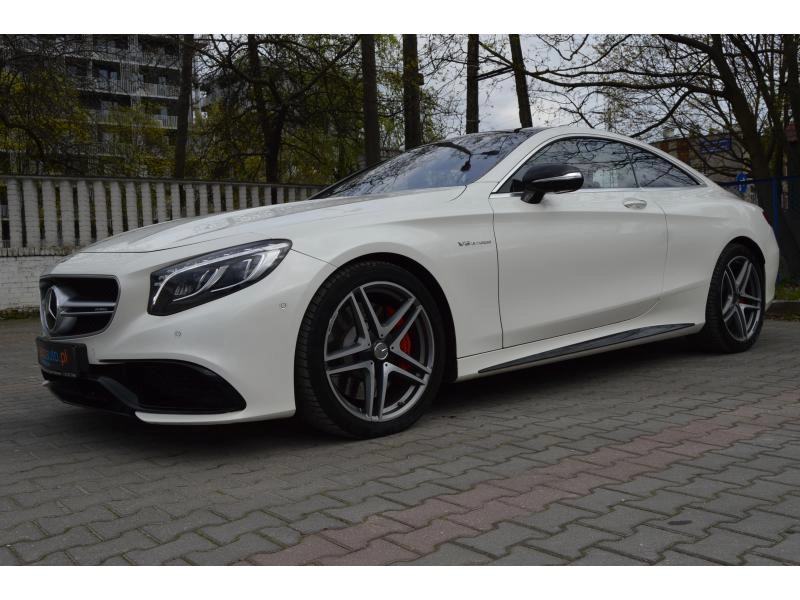 Mercedes S CLASS 2017 prod. / 2018 1rej. S63AMG / 4MATIC / COUPE / BEZWYPADKOWY / SALON PL