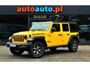 Jeep WRANGLER 2021 prod. Kupione w polskim salonie! Serwisowany! VAT 23%! Automatyczna skrzynia biegów!